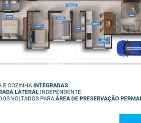 Casa Geminada á Venda no Bairro Santa Catarina em Biguaçu | 3 Quartos com 1 Suíte