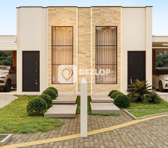 Casa Geminada á Venda no Bairro Santa Catarina em Biguaçu | 3 Quartos com 1 Suíte