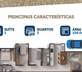 Casa Geminada á Venda no Bairro Santa Catarina em Biguaçu | 3 Quartos com 1 Suíte