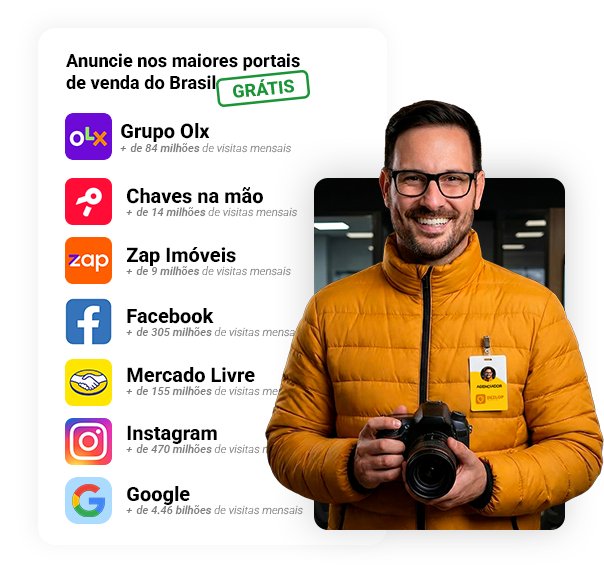 portais de vendas e agenciador dezlop imoveis