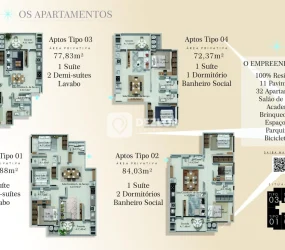 Apartamento à venda no Centro, Biguaçu | 3 Quartos sendo 1 Suíte no La Vita è Bella - 02