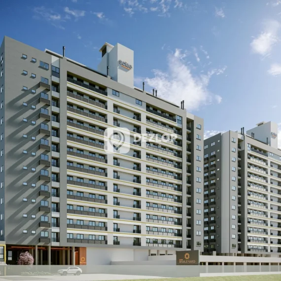 Apartamento à venda no Pedra Branca, Palhoça | 2 Quartos, 1 Suíte no Cond. Scire Boulevard - 01
