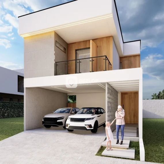 Casa à venda no Deltaville, Biguaçu | 3 Quartos, 3 Suítes no Cond. Brisas Parque - 01