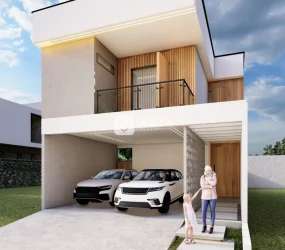 Casa de condomínio à venda em no Deltaville em Biguaçu - SC | 3 quartos sendo 3 suítes no Brisas Condomínio Parque - 01