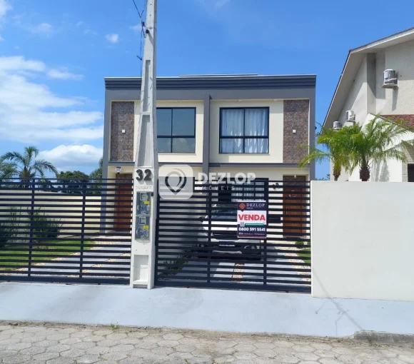 Sobrado à venda no Rio Caveiras, Biguaçu | 2 Quartos sendo 2 Suítes - Destaque