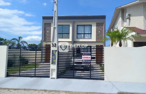 Sobrado à venda no Rio Caveiras, Biguaçu | 2 Quartos sendo 2 Suítes - Destaque