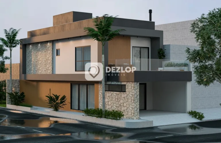Casa à venda no Deltaville, Biguaçu | 3 Quartos, 3 Suítes no Cond. Costa do Sol - Destaque