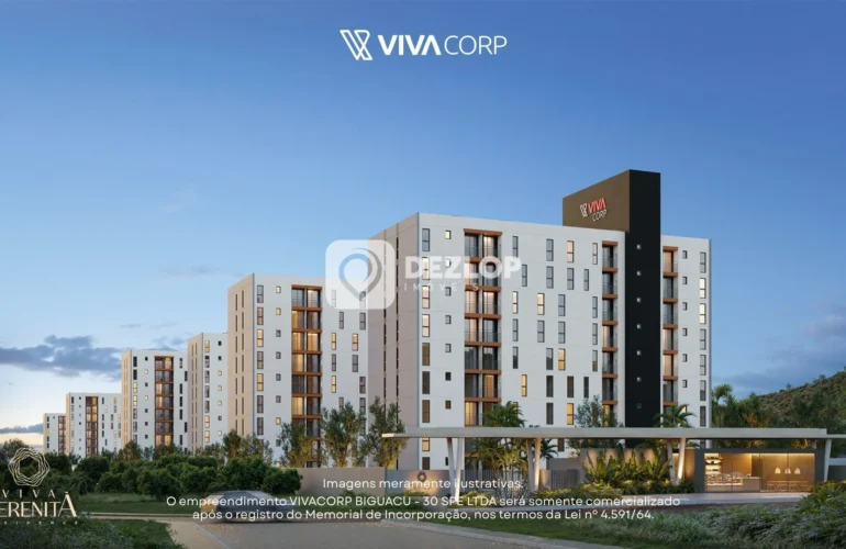 Apartamento à venda em Fundos, Biguaçu | 2 Quartos no Cond. Viva Serenita - Destaque